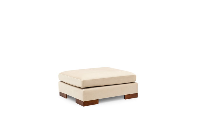 Atelier Del Sofa Tulip Corner Right con Puf - Beige